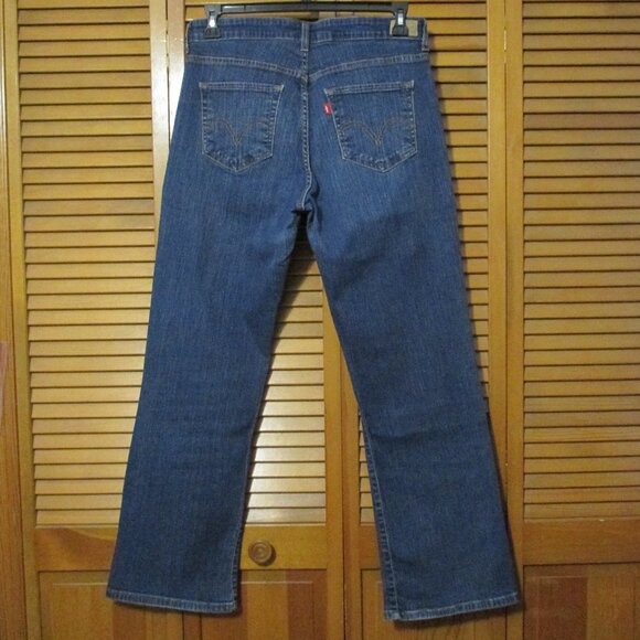 Levi's 512 Perfectly Shaping Boot Cut Jeans great condition size 16 - Picture 9 of 10